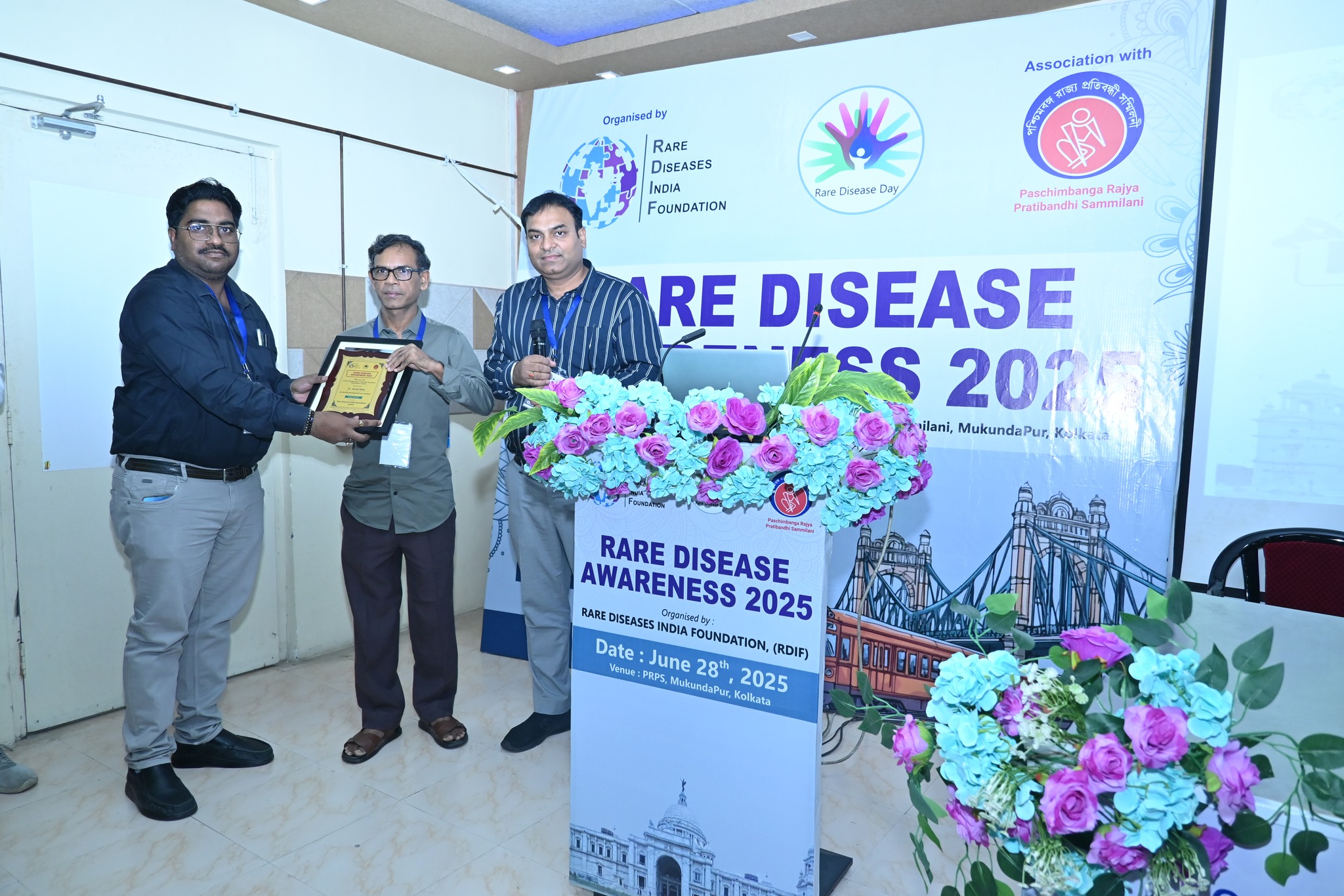 A view of the event from the back of the conference hall.